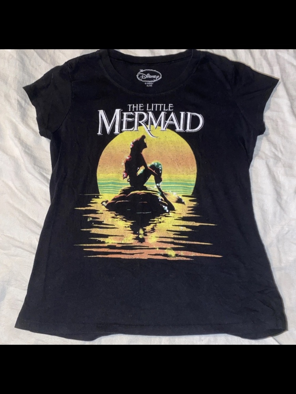 Disney The Little Mermaid T Shirt Juniors Size XL 15/17